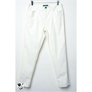 Women’s Lauren Ralph Lauren Jeans White Size 4 / S Ankle Zip